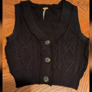 Free People Sweater Vest Xs